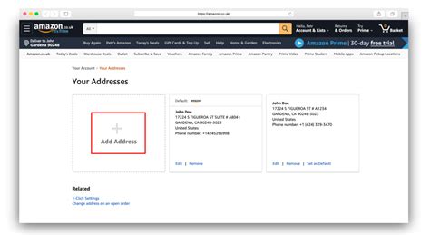 amazon address|postal address for amazon uk.